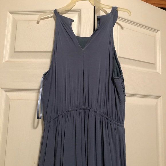 Long blue worn once dress from Alter’d state - Picture 3 of 3